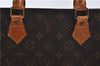 Authentic Louis Vuitton Monogram Sac Plat Hand Bag M51140 LV 4638D