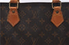 Authentic Louis Vuitton Monogram Sac Plat Hand Bag M51140 LV 4638D