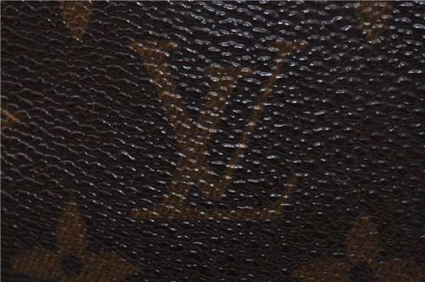 Authentic Louis Vuitton Monogram Sac Plat Hand Bag M51140 LV 4638D