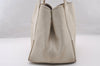 Authentic BALENCIAGA Navy Caba S Hand Bag Purse Leather 339933 White 4638I