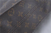 Authentic Louis Vuitton Monogram Sac Plat Hand Bag M51140 LV Junk 4639D