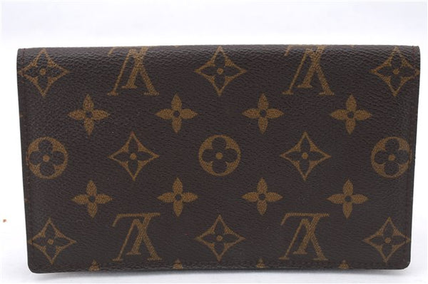 Authentic Louis Vuitton Monogram Vintage Cheques Card Case Purse LV 4639E