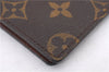 Authentic Louis Vuitton Monogram Vintage Cheques Card Case Purse LV 4639E