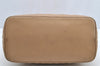 Authentic CHANEL Caviar Skin Medallion CC Logo Shoulder Tote Bag Beige 4639I