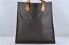 Authentic Louis Vuitton Monogram Sac Plat Hand Bag M51140 LV Junk 4642D