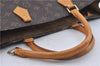 Authentic Louis Vuitton Monogram Sac Plat Hand Bag M51140 LV Junk 4642D