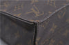 Authentic Louis Vuitton Monogram Sac Plat Hand Bag M51140 LV Junk 4642D