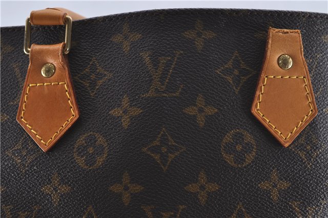 Authentic Louis Vuitton Monogram Sac Plat Hand Bag M51140 LV Junk 4642D