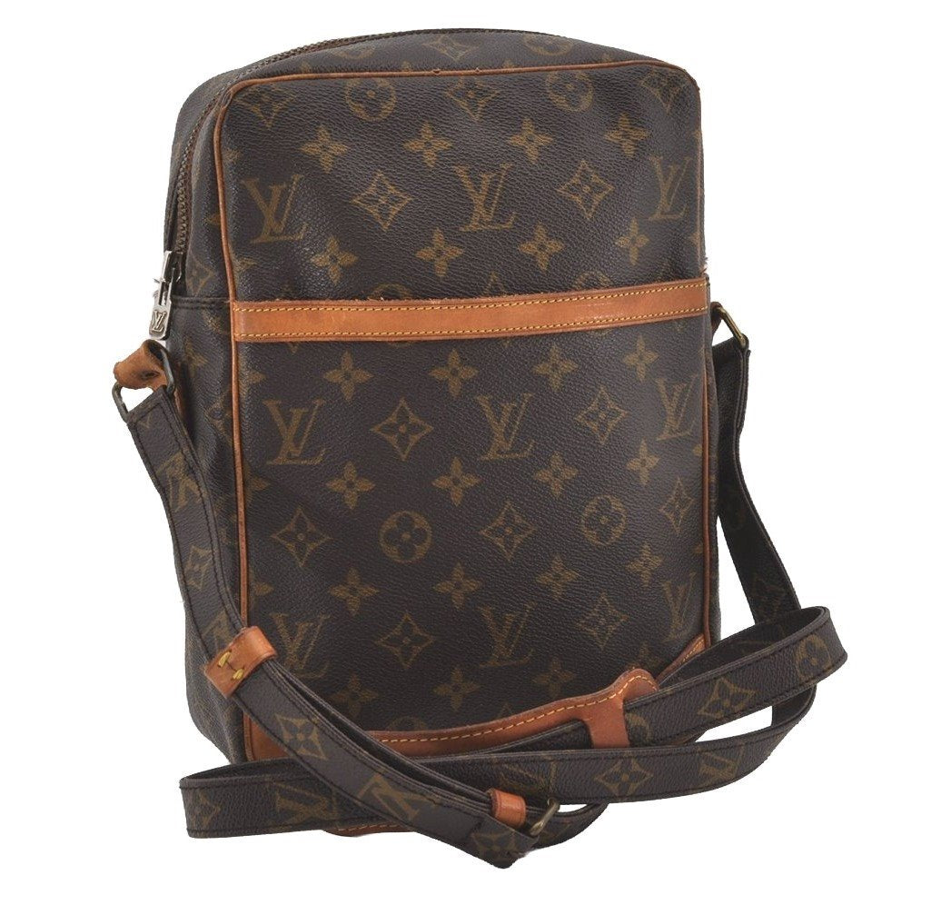 Authentic Louis Vuitton Monogram Danube GM Shoulder Cross Bag M45262 LV 4642I