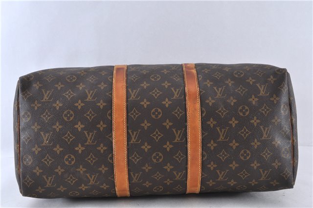 Authentic LOUIS VUITTON Monogram Keepall 50 Boston Bag M41426 LV Junk 4643C