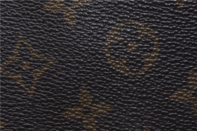 Authentic Louis Vuitton Monogram Sac Plat Hand Bag M51140 LV 4643D