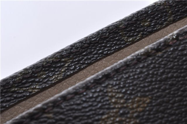 Authentic Louis Vuitton Monogram Sac Plat Hand Bag M51140 LV 4643D