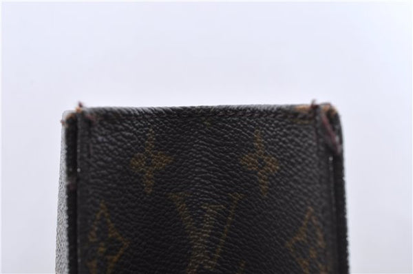 Authentic Louis Vuitton Monogram Sac Plat Hand Bag M51140 LV 4643D