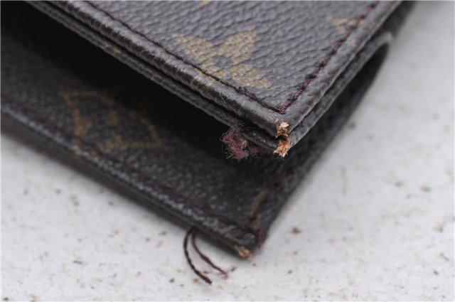 Authentic Louis Vuitton Monogram Sac Plat Hand Bag M51140 LV 4643D