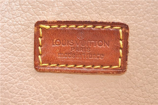 Authentic Louis Vuitton Monogram Sac Plat Hand Bag M51140 LV 4643D