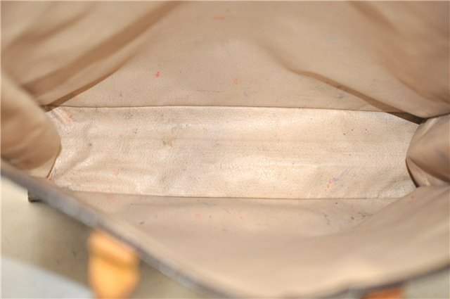 Authentic Louis Vuitton Monogram Sac Plat Hand Bag M51140 LV 4643D