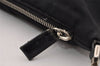 Authentic PRADA Nylon Tessuto Leather Shoulder Cross Body Bag Black 4643I