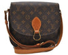 Auth Louis Vuitton Monogram Saint Cloud GM Shoulder Cross Bag M51242 LV 4644D