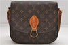 Auth Louis Vuitton Monogram Saint Cloud GM Shoulder Cross Bag M51242 LV 4644D