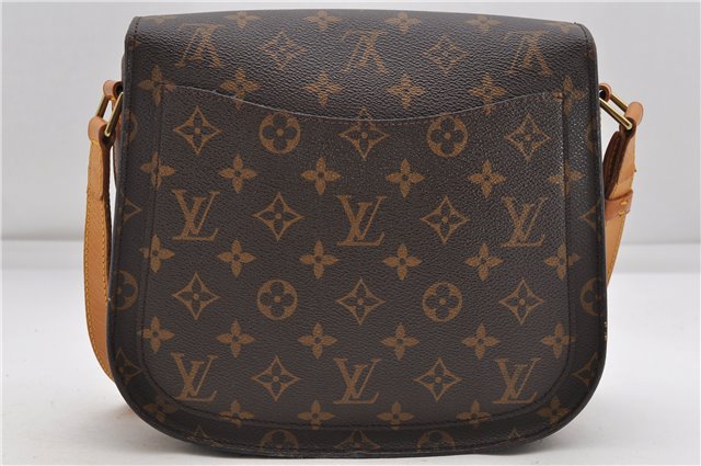 Auth Louis Vuitton Monogram Saint Cloud GM Shoulder Cross Bag M51242 LV 4644D