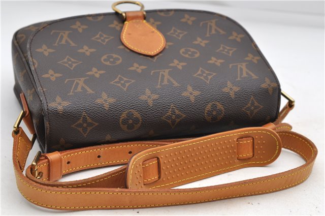 Auth Louis Vuitton Monogram Saint Cloud GM Shoulder Cross Bag M51242 LV 4644D