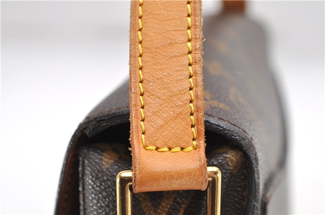 Auth Louis Vuitton Monogram Saint Cloud GM Shoulder Cross Bag M51242 LV 4644D