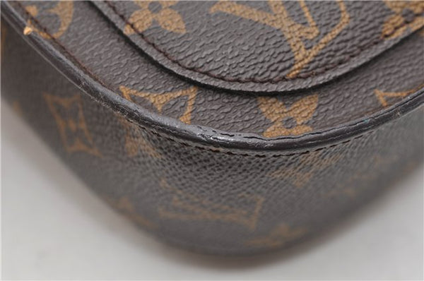 Auth Louis Vuitton Monogram Saint Cloud GM Shoulder Cross Bag M51242 LV 4644D