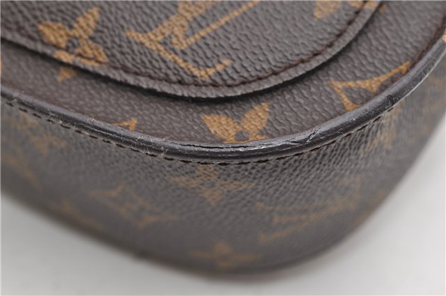Auth Louis Vuitton Monogram Saint Cloud GM Shoulder Cross Bag M51242 LV 4644D