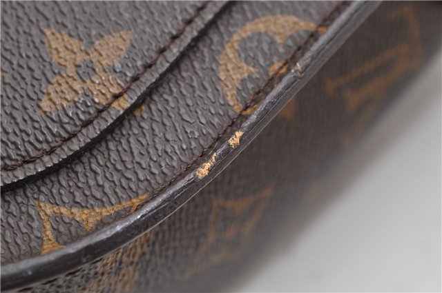 Auth Louis Vuitton Monogram Saint Cloud GM Shoulder Cross Bag M51242 LV 4644D