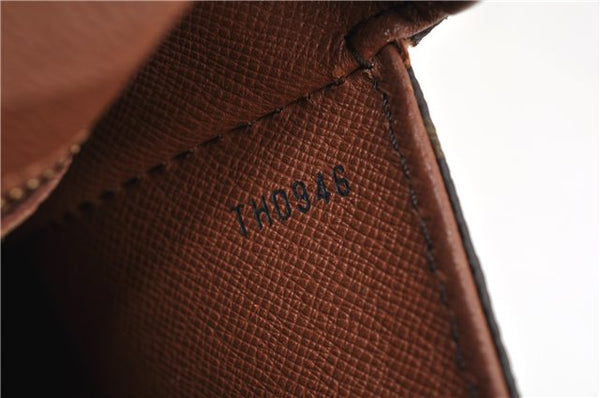 Auth Louis Vuitton Monogram Saint Cloud GM Shoulder Cross Bag M51242 LV 4644D