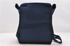 Auth HERMES Sherpa Backpack to the Stars Exhibition 1999 Limited Navy Blue 4645C