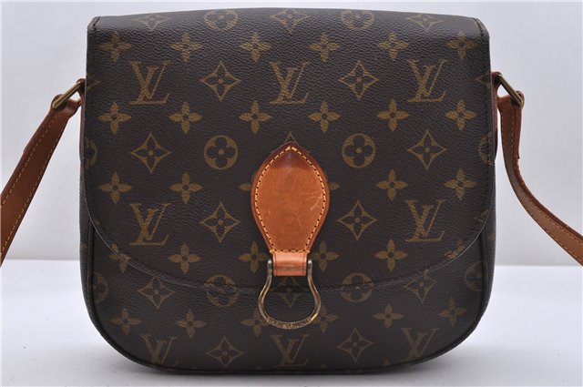 Auth Louis Vuitton Monogram Saint Cloud GM Shoulder Cross Bag M51242 LV 4645D
