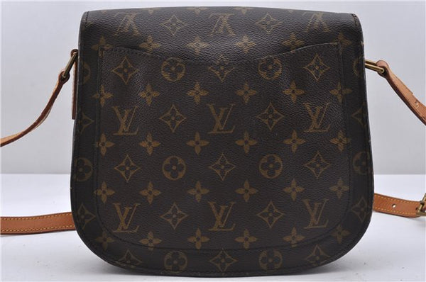 Auth Louis Vuitton Monogram Saint Cloud GM Shoulder Cross Bag M51242 LV 4645D