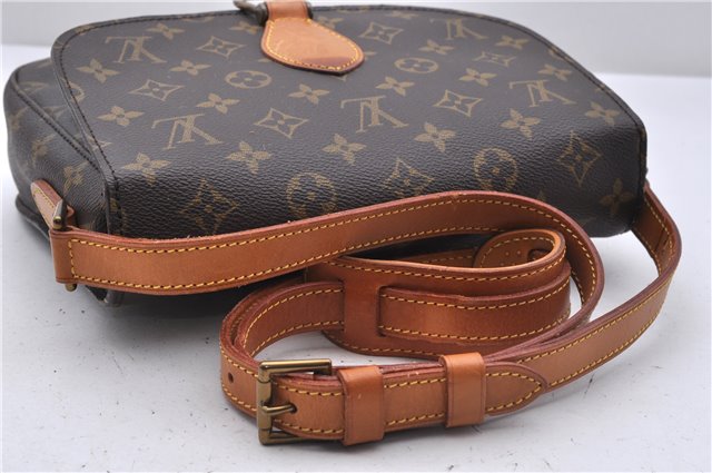 Auth Louis Vuitton Monogram Saint Cloud GM Shoulder Cross Bag M51242 LV 4645D
