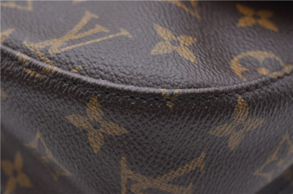 Auth Louis Vuitton Monogram Saint Cloud GM Shoulder Cross Bag M51242 LV 4645D