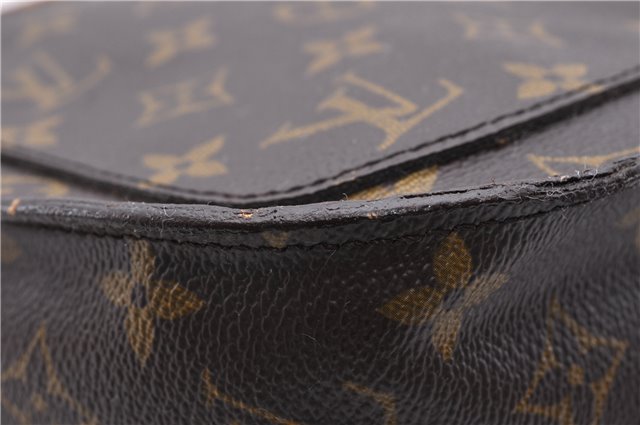 Auth Louis Vuitton Monogram Saint Cloud GM Shoulder Cross Bag M51242 LV 4645D