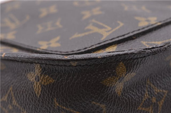 Auth Louis Vuitton Monogram Saint Cloud GM Shoulder Cross Bag M51242 LV 4645D