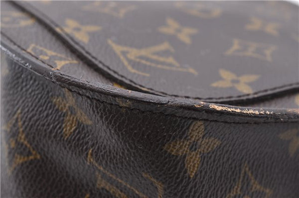 Auth Louis Vuitton Monogram Saint Cloud GM Shoulder Cross Bag M51242 LV 4645D