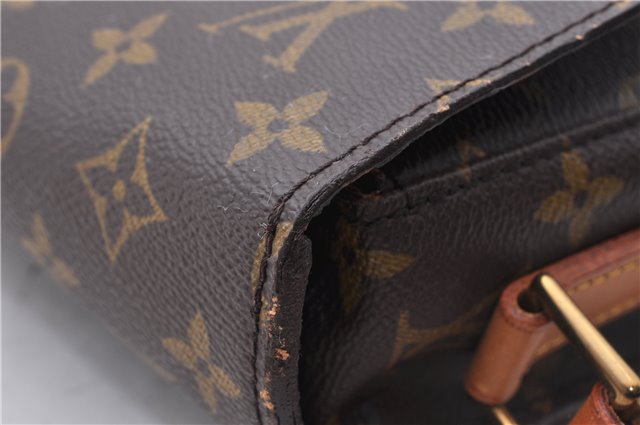 Auth Louis Vuitton Monogram Saint Cloud GM Shoulder Cross Bag M51242 LV 4645D