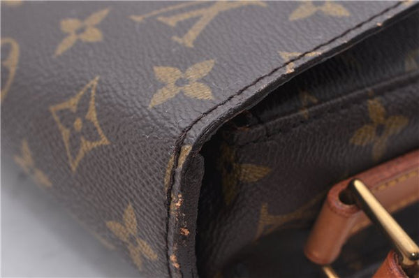Auth Louis Vuitton Monogram Saint Cloud GM Shoulder Cross Bag M51242 LV 4645D