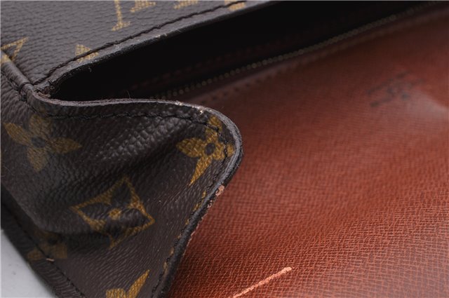 Auth Louis Vuitton Monogram Saint Cloud GM Shoulder Cross Bag M51242 LV 4645D