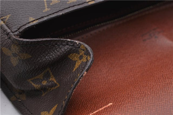 Auth Louis Vuitton Monogram Saint Cloud GM Shoulder Cross Bag M51242 LV 4645D