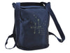 Auth HERMES Sherpa Backpack to the Stars Exhibition 1999 Limited Navy Blue 4645C