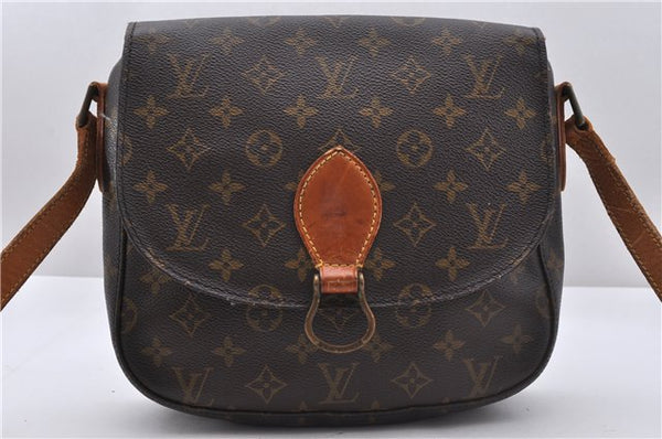 Auth Louis Vuitton Monogram Saint Cloud GM Shoulder Cross Bag M51242 LV 4646D