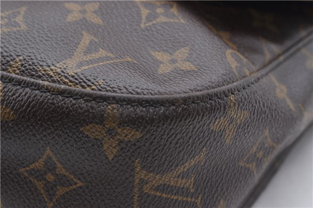 Auth Louis Vuitton Monogram Saint Cloud GM Shoulder Cross Bag M51242 LV 4646D