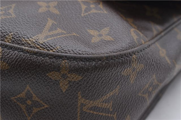Auth Louis Vuitton Monogram Saint Cloud GM Shoulder Cross Bag M51242 LV 4646D