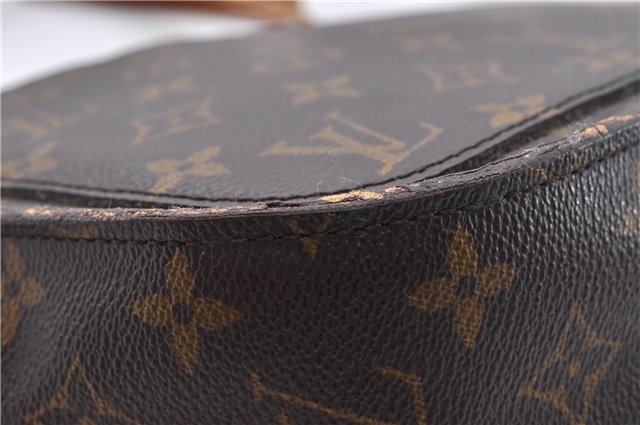Auth Louis Vuitton Monogram Saint Cloud GM Shoulder Cross Bag M51242 LV 4646D