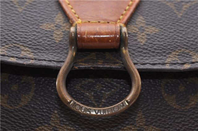 Auth Louis Vuitton Monogram Saint Cloud GM Shoulder Cross Bag M51242 LV 4646D