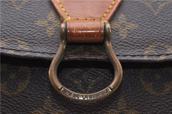 Auth Louis Vuitton Monogram Saint Cloud GM Shoulder Cross Bag M51242 LV 4646D