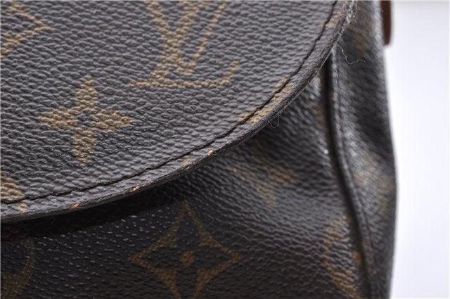 Auth Louis Vuitton Monogram Saint Cloud GM Shoulder Cross Bag M51242 LV 4646D